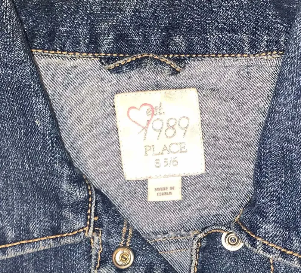 The Children's Place Girls‎ Distressed Denim Jean Jacket